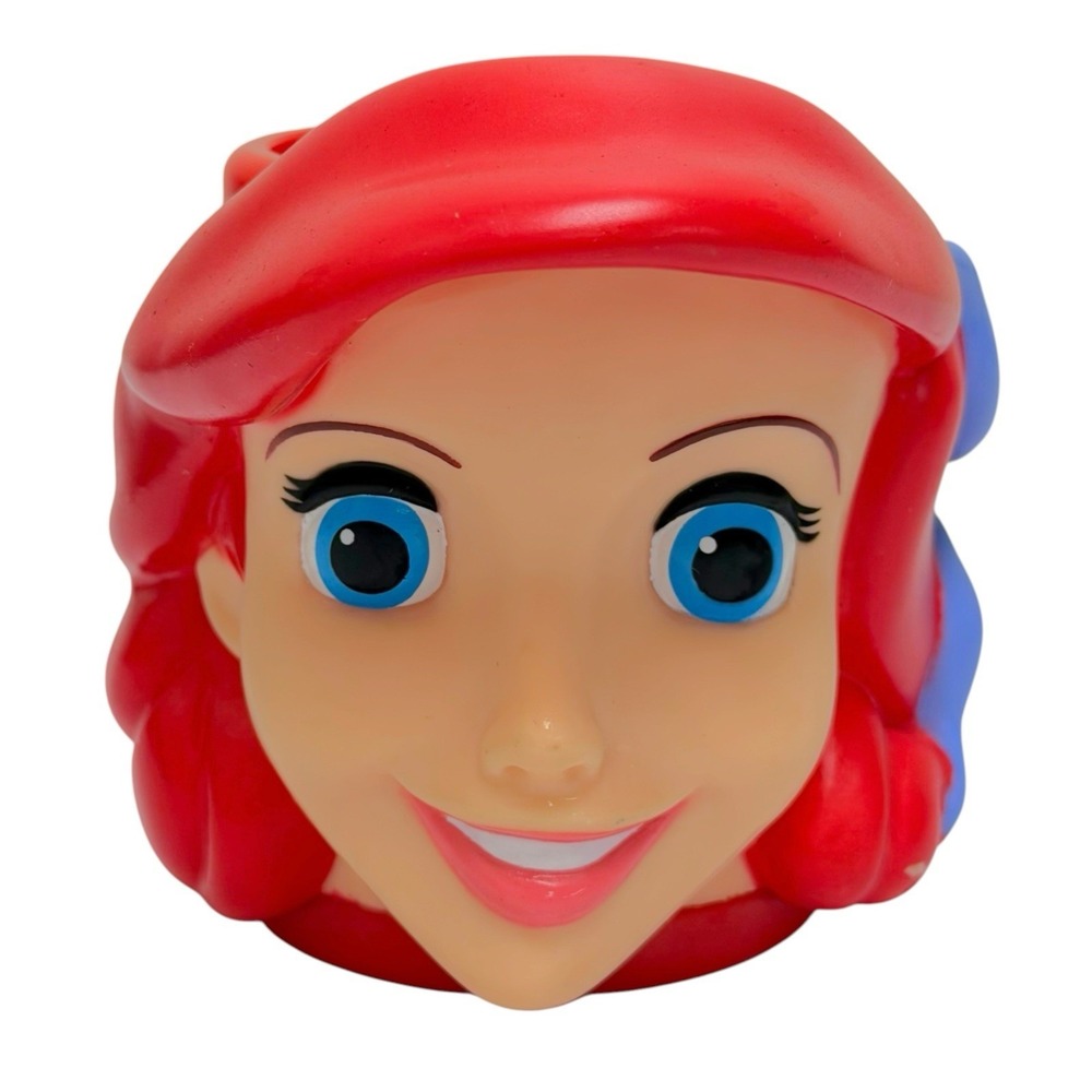 Vintage 1990s Applause Disney Plastic Character Cup Ariel The Little Mermaid